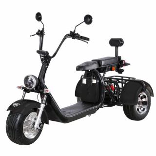 Scuter electric Hecht cocis max black motor 2000 w viteza maxima 45 km h