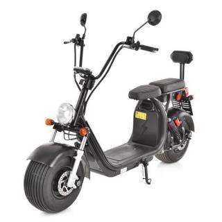 Scuter electric Hecht cocis zero black motor 1500 w viteza maxima 45 km h