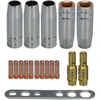 Set 18 consumabile pentru pistolet MIG MAG 150A, Intensiv