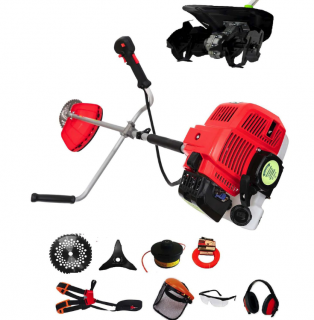 Set Motocoasa Micul Fermier 712, 4.7CP + Cultivator + 8 Accesorii, model nou