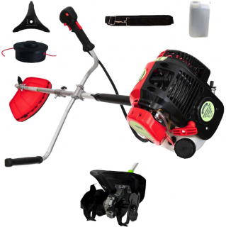 Set Motocoasa Micul Fermier BC35T cu motor 4 timpi 1.1CP + Cultivator