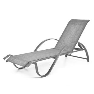 Sezlong de gradina, cadru de aluminiu Hecht Sofia Lounger