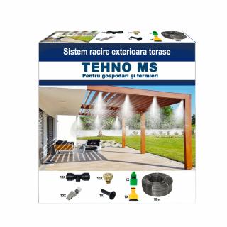 Sistem racire exterioara terase, 10m, 10 duze, 10 clipsuri montaj