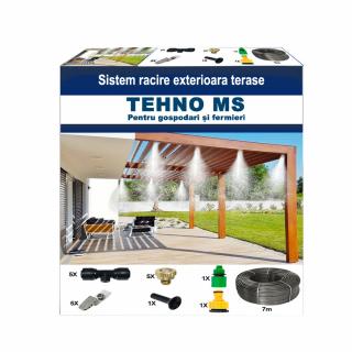 Sistem racire exterioara terase, 7m, 5 duze, 5 clipsuri de prindere