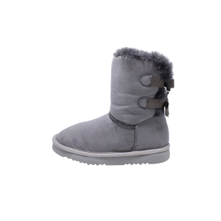 Cizme imblanite tip UGG, 10 Baci 448419, gri, 31-37 EU