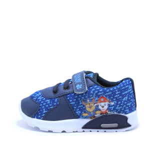 Pantofi sport cu luminite, licenta Paw Patrol (Patrula Catelusilor), model 5755 Chase  Marshall, albastru alb, 20-25 EU