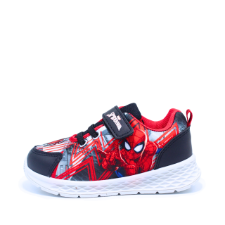 Pantofi sport Spiderman SP011453, textili, negru-rosu, marimi 25-33