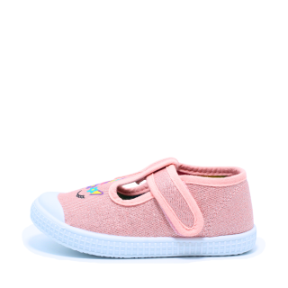 Papuci cu velcro fete Street Life 272933, roz , marimi 25-30