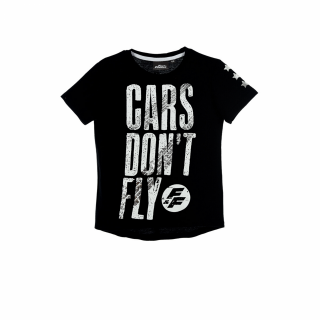 Tricou Fast  Furious, Cars don,  t fly E7387, negru alb gri, 6-12 ani