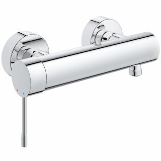 Baterie baie dus, Grohe Essence 33636001, monocomanda, montaj aplicat, finisaj cromat