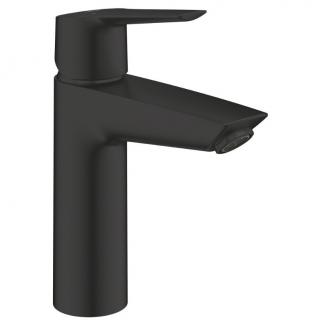 Baterie baie pentru lavoar, Grohe Eurosmart 233222433, montaj stativ, monocomanda, finisaj negru mat