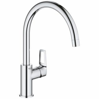 Baterie bucatarie, Grohe BauLoop 31368001, stativa, monocomanda, alama, finisaj cromat