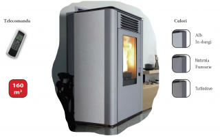 Soba cu peleti de inalta eficienta Lisabona 8 KW
