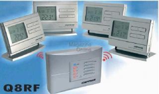 Termostat de ambient Computherm Q8 RF, comanda fara fir - wireless, programabil pe zone