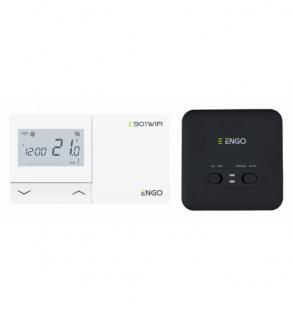 TERMOSTAT DE CAMERA CONTROLABIL PRIN INTERNET WIFI ALB ENGO E901-WIFI