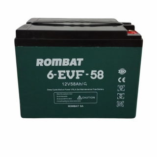 Acumulator triciclu electric 6-EVF-58 (12V 58Ah)
