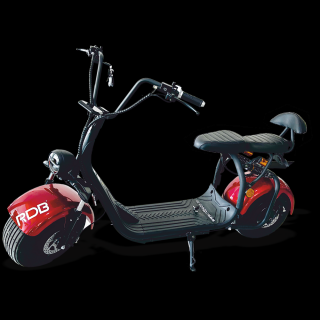 Scuter electric Harley CC10, motor 1500W, roti late, 25km h fara permis, 2 locuri, Acumualtor Litiu, Autonomie max 50km