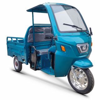Triciclu Electric cu cabina, Fara Permis (25km h), Motor 1500W, autonomie max 70km, 72V 58Amperi, Bena Basculabila, Masa Maxima 603kg, Carte RAR inclusa, Kuba GL 35000