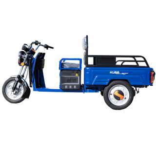Triciclu electric cu remorca, fara permis, pentru cumparaturi, ECOPIKAP ULTRA, 25 km h, 30-40km autonomie