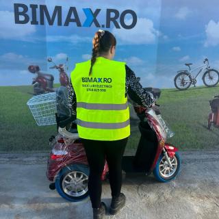 Vesta reflectorizanta unisex tricicluri electrice BIMAX