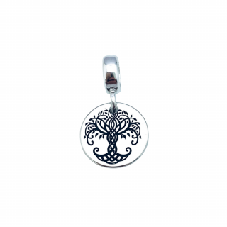 Charm argint personalizat banut Simbol - Copacul Vietii