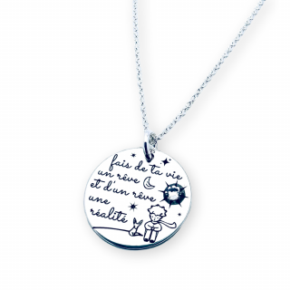 Colier argint personalizat  - Little Prince