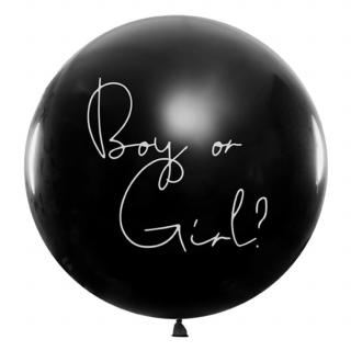 Balon cu Confetti Gender Reveal, Baiat - 100 cm