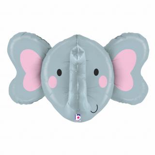 Balon Folie 3D Cap Elefant - 86 cm