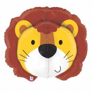 Balon Folie 3D Cap Leu - 76 cm