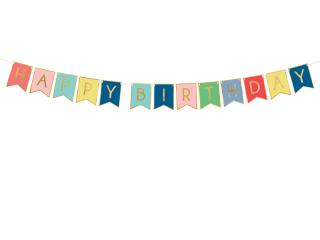 Banner Happy Birthday, Multicolor