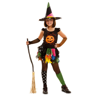 Costum Vrajitoare Dovleac 10-12 ani, 140-150 cm