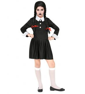 Costum Wednesday Addams Copii