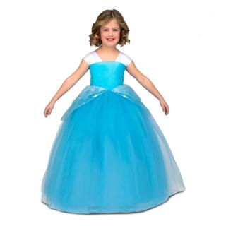 Rochie Printesa Albastra, 5-6 ani, 104-116 cm