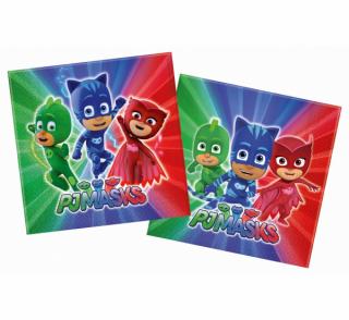 Set 20 Servetele Eroi in Pijama PJ Masks