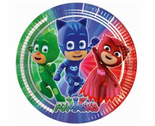 Set 8 Farfurii Eroi in Pijama PJ Masks, 23 cm
