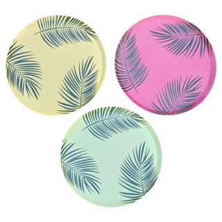 Set 8 Farfurii Frunze Tropicale, 25 cm