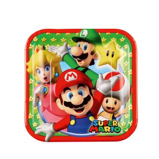 Set 8 Farfurii Super Mario, 17.7 cm