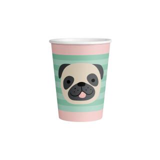 Set 8 Pahare Hello Pets, 250 ml