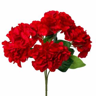 Buchet artificial Hortensia 5 capete  - 43 cm