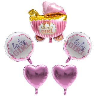 Kit baloane din Folie Baby Girl Party