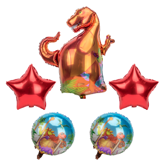 Kit baloane din Folie Dinosaur Party