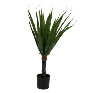 Yucca, planta artificiala cu 23 frunze, H 80 cm