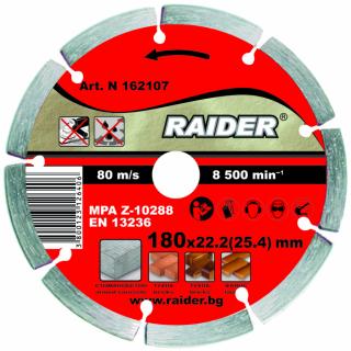 Disc diamantat segmentat DRY 180x22.2mm RD-DD03