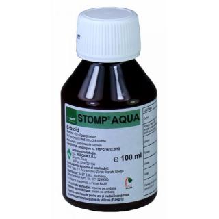 Erbicid Stomp Aqua - 200 ml, preemergent, selectiv, Porumb, Floarea Soarelui, Grau, Ceapa, Vita de vie