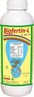 Fertilizant organic pentru sol BIOFERTIN-L 2-0.5-4 - 1 litru, legume, fructe, vita de vie