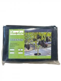 Folie mulcire neagra sol, 15   µ - 0,8 m X 100 m lungime