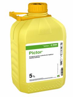 Fungicid PICTOR, Sistemic, Floarea Soarelui, Putregaiul Cenusiu, Fainare - 5 litri