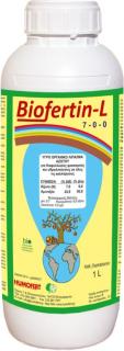 Ingrasamant organic cu azot si aminoacizi BIOFERTIN-L 7-0-0 - 1 litru