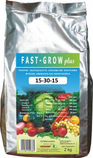 Ingrasamint Fast Grow plus 15-30-15+ Aminoacizi+ alge marine - punga 2 kg