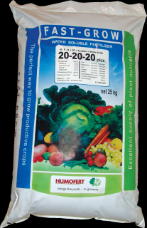 Ingrasamint Fast Grow plus 20-20-20+ Aminoacizi+ alge marine - sac 25 Kg